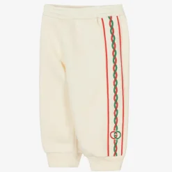 Gucci Trousers|Trousers*Boys Ivory Logo Joggers