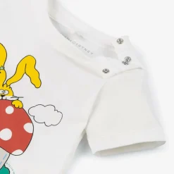 Stella McCartney Kids Tops*Boys Ivory Magic Cotton T-Shirt