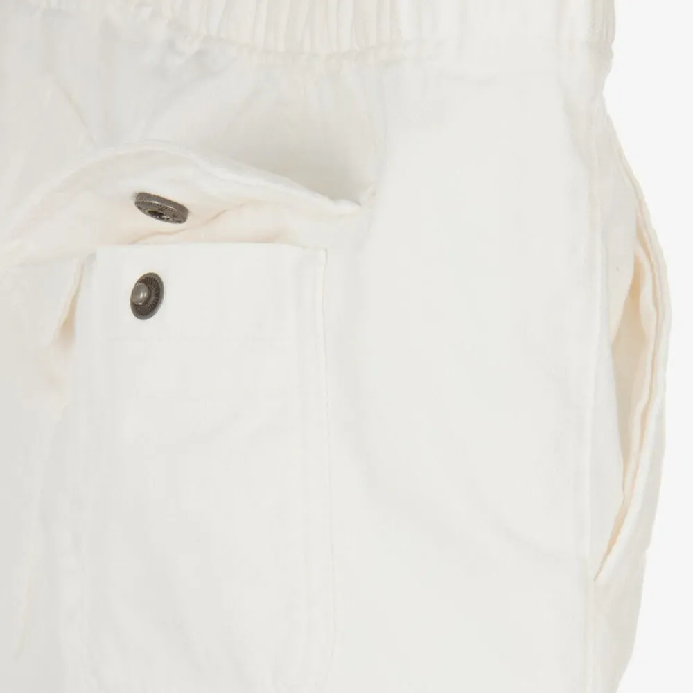 Tommy Hilfiger Shorts*Boys Ivory Organic Cotton Shorts AncientWhite