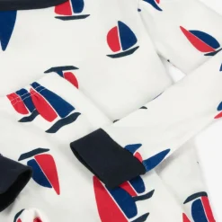 Petit Bateau Nightwear*Boys Ivory Organic Cotton Pyjamas