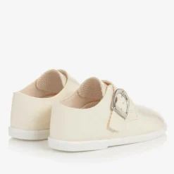 Early Days First Walkers|First Walkers*Boys Ivory Patent First Walker Shoes