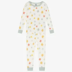 Petit Bateau Nightwear*Boys Ivory Star Pyjamas