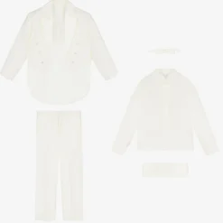 Romano Suits*Boys Ivory Tuxedo Suit