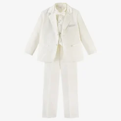 Romano Suits*Boys Ivory Tuxedo Suit