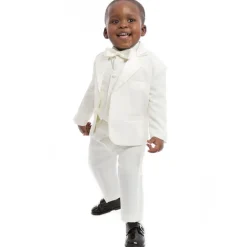 Romano Suits*Boys Ivory Tuxedo Suit