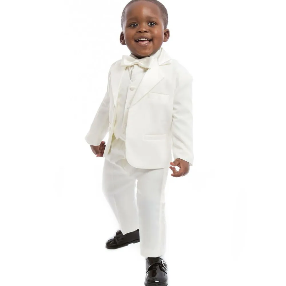 Romano Suits*Boys Ivory Tuxedo Suit