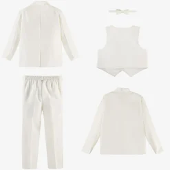 Romano Suits*Boys Ivory Tuxedo Suit