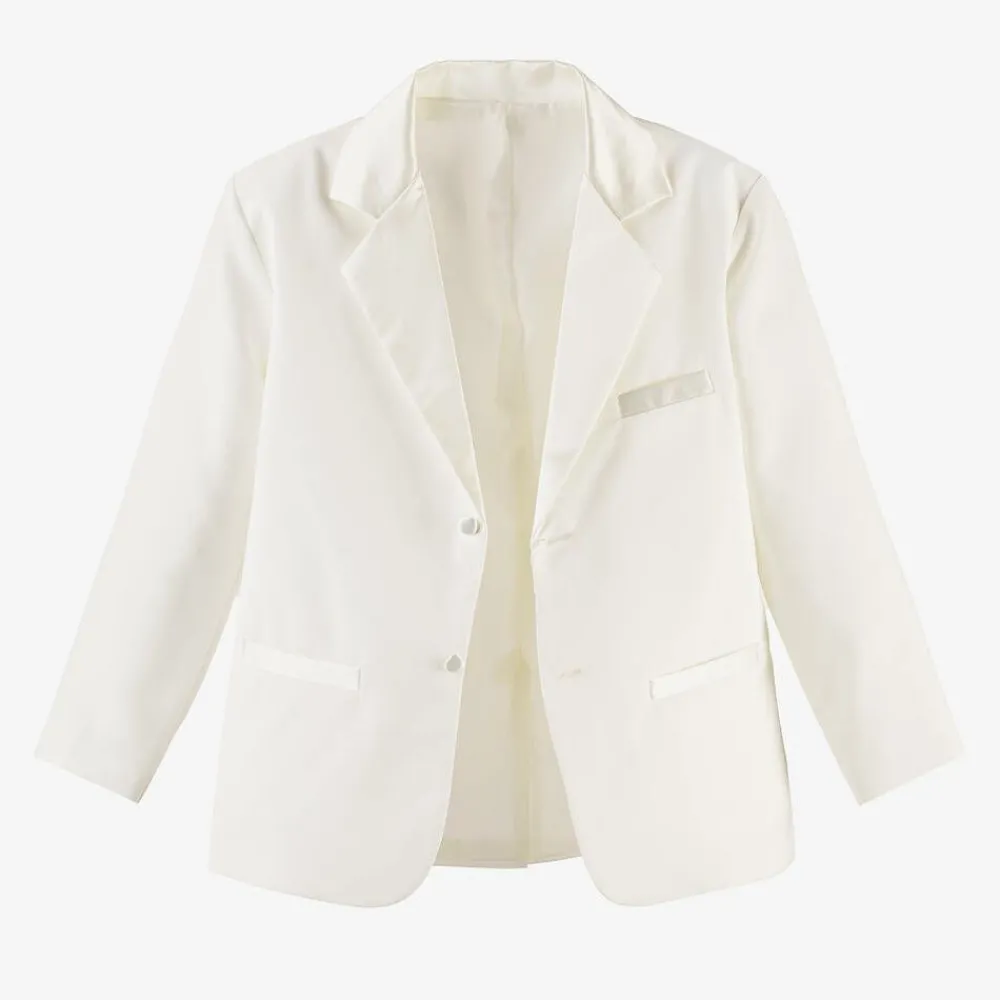 Romano Suits*Boys Ivory Tuxedo Suit