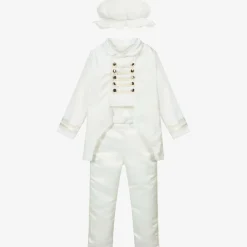 Andreeatex Suits*Boys Ivory Velvet Suit