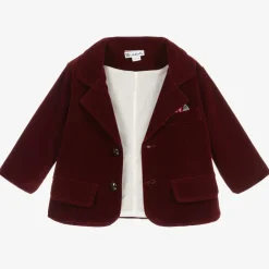 Andreeatex Suits|Suits*Boys Navy Blue & Red Velvet Suit