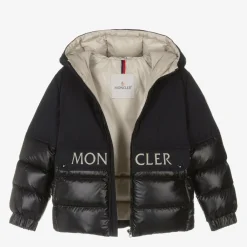 Moncler Enfant Gifts|Coats & Jackets*Boys Navy Blue Andres Puffer Jacket