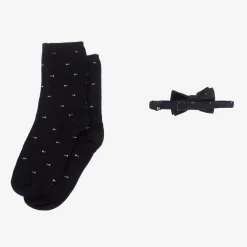 Mayoral Clothing Accessories*Boys Navy Blue Bow Tie & Sock Set