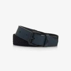 Emporio Armani Clothing Accessories*Boys Navy Blue Braided Belt