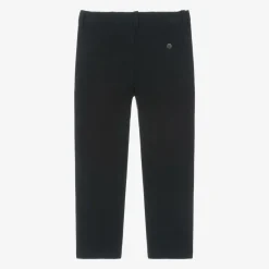 Il Gufo Trousers*Boys Navy Blue Check Trousers