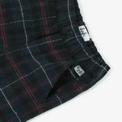 Il Gufo Trousers*Boys Navy Blue Check Trousers