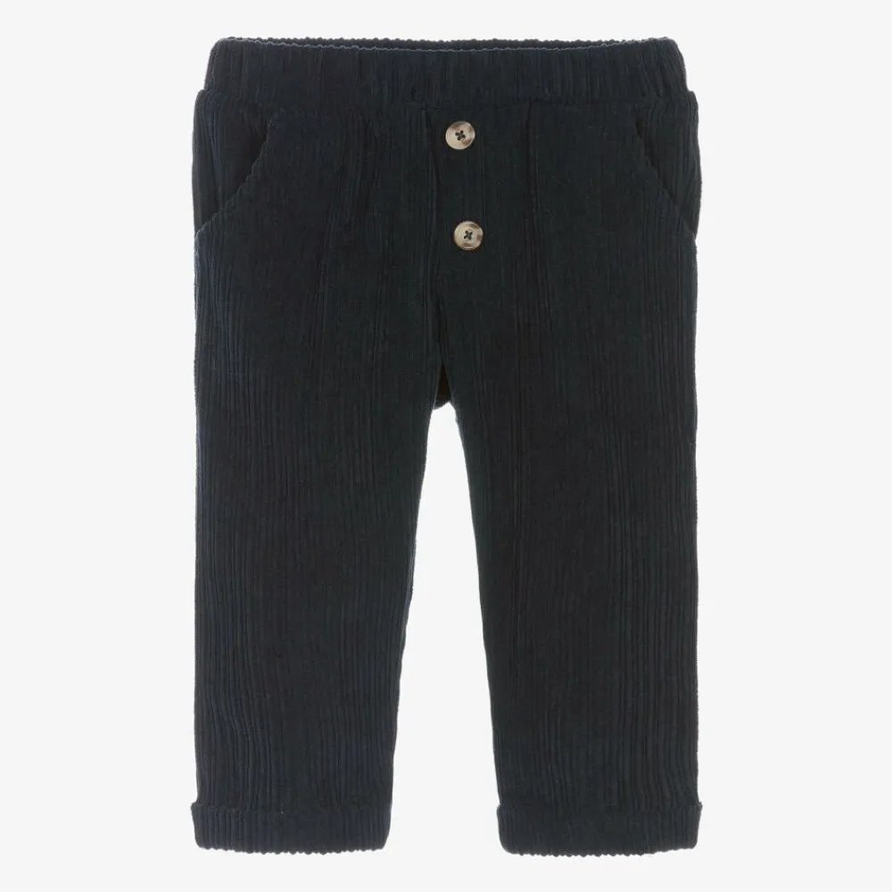 Everything Must Change Trousers|Trousers*Boys Navy Blue Corduroy Trousers