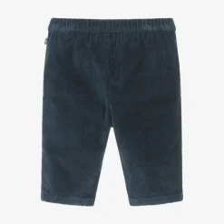Petit Bateau Trousers*Boys Navy Blue Cotton Corduroy Trousers