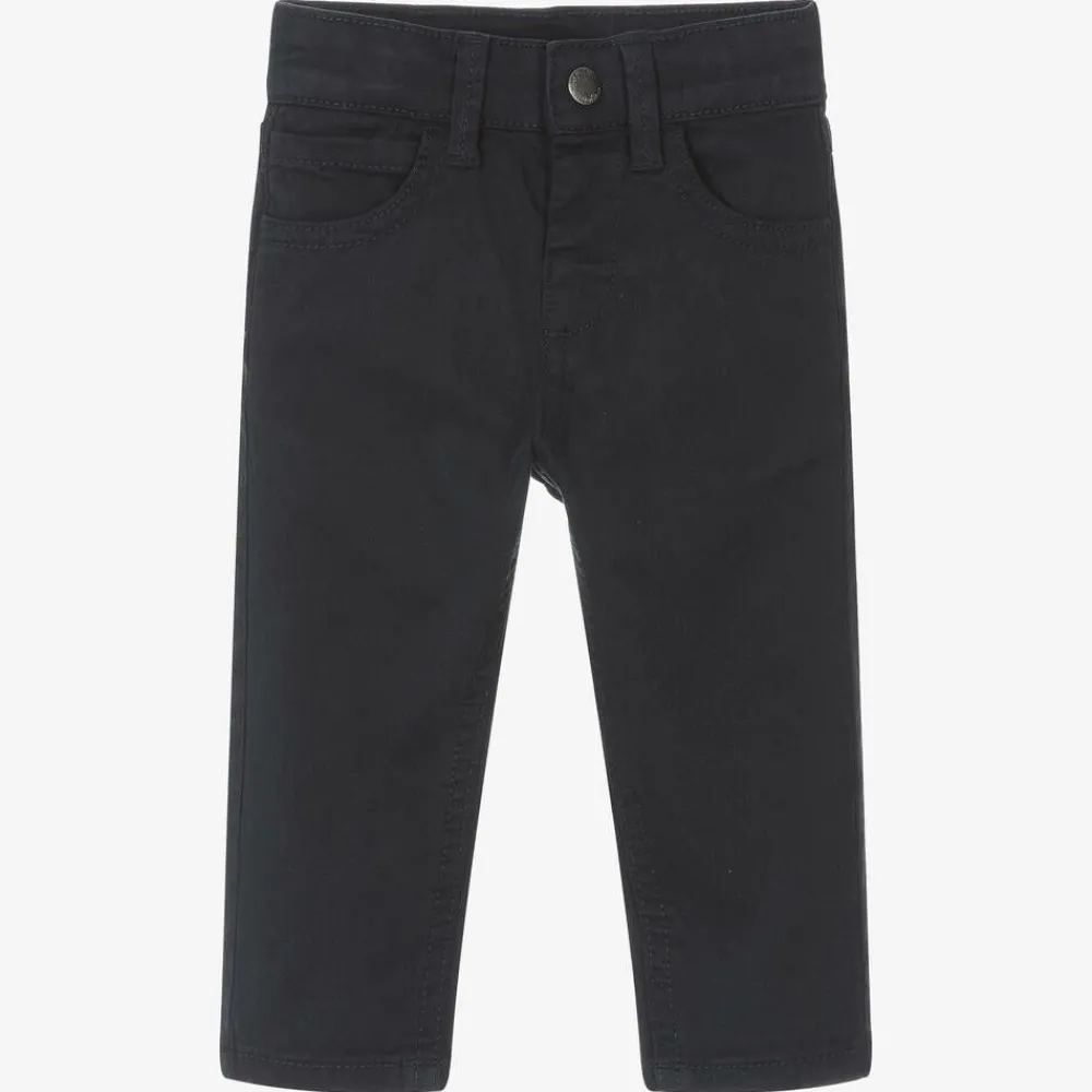 Mayoral Trousers|Trousers*Boys Navy Blue Cotton Jeans