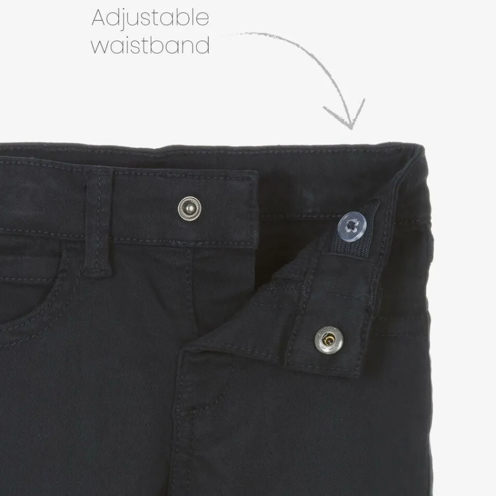 Mayoral Trousers|Trousers*Boys Navy Blue Cotton Jeans