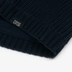 Mayoral Scarves*Boys Navy Blue Cotton Knit Snood