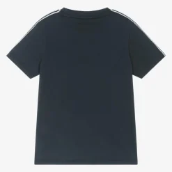AIGNER Tops*Boys Navy Blue Cotton T-Shirt