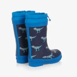 Hatley Rain Boots|Rain Boots*Boys Navy Blue Dinosaur Rain Boots