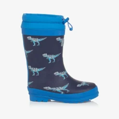 Hatley Rain Boots|Rain Boots*Boys Navy Blue Dinosaur Rain Boots