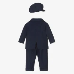 Andreeatex Suits|Suits*Boys Navy Blue Double Breasted Suit