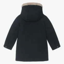 Guess Coats & Jackets*Boys Navy Blue Down-Filled Parka Coat