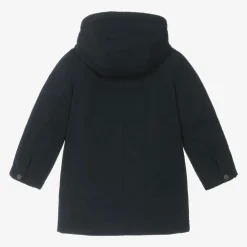 Guess Coats & Jackets*Boys Navy Blue Down-Filled Parka Coat