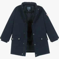 Guess Coats & Jackets*Boys Navy Blue Down-Filled Parka Coat