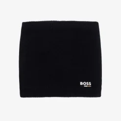 BOSS Scarves|Scarves*Boys Navy Blue Knitted Snood