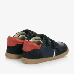 Bobux IWalk Trainers|Trainers*Boys Navy Blue Leather Trainers