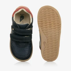 Bobux IWalk Trainers|Trainers*Boys Navy Blue Leather Trainers