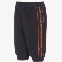 Gucci Trousers|Trousers*Boys Navy Blue Logo Joggers