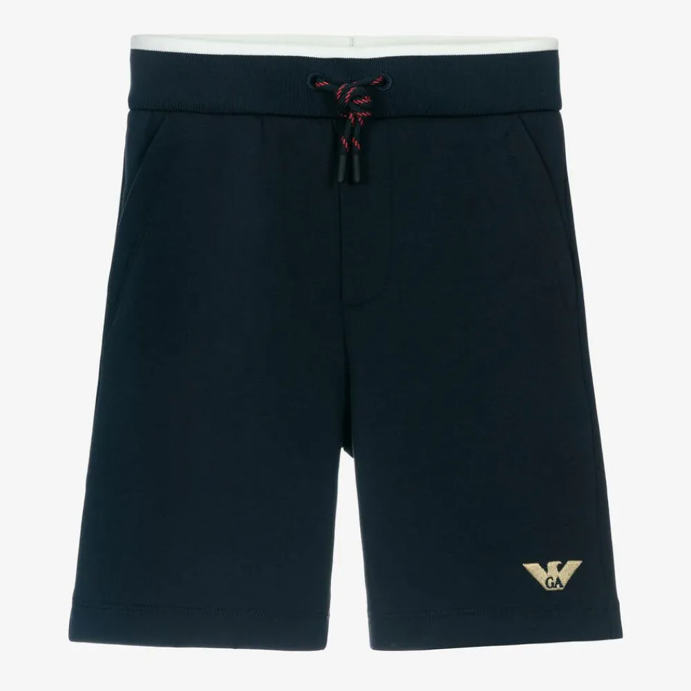 Emporio Armani Shorts*Boys Navy Blue Lunar New Year Shorts