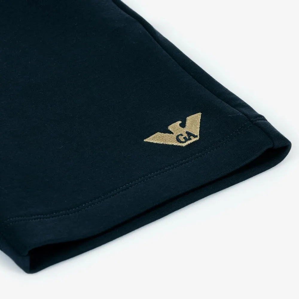 Emporio Armani Shorts*Boys Navy Blue Lunar New Year Shorts