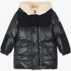 Moncler Enfant Coats & Jackets|Coats & Jackets*Boys Navy Blue Puffer Coat