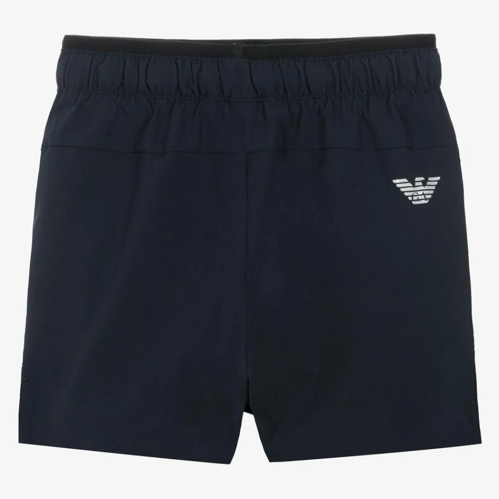EA7 Emporio Armani Activewear*Boys Navy Blue VENTUS7 Sports Shorts