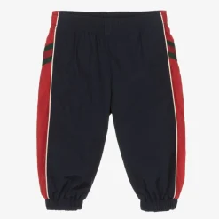 Gucci Trousers|Trousers*Boys Navy Blue Web Joggers