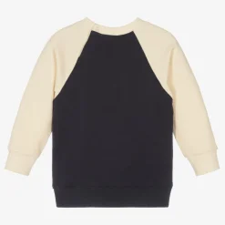 Gucci Tops*Boys Navy Blue Web Sweatshirt