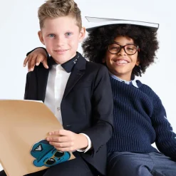 Emporio Armani Suits*Boys Navy Blue Wool Single-Breasted Suit