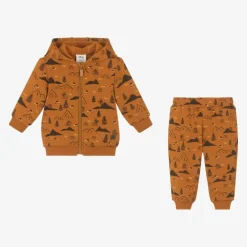 Carrément Beau Tracksuits*Boys Orange Cotton Disney Tracksuit