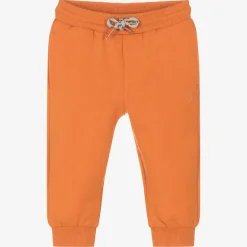 Mayoral Trousers*Boys Orange Cotton Joggers