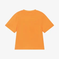Stella McCartney Kids Tops*Boys Orange Cotton Magic T-Shirt