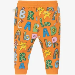 Stella McCartney Kids Trousers|Trousers*Boys Orange Cotton Magic Logo Joggers