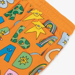 Stella McCartney Kids Trousers|Trousers*Boys Orange Cotton Magic Logo Joggers