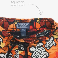 Vilebrequin Swimwear*Boys Orange Tropical Print Swim Shorts