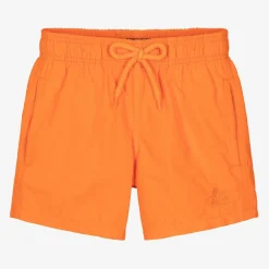 Vilebrequin Swimwear*Boys Orange Water-Reactive Swim Shorts