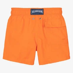 Vilebrequin Swimwear*Boys Orange Water-Reactive Swim Shorts